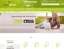 Tablet Screenshot of megamarket.ro